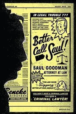 BREAKING BAD POSTER 61 X 91 CM BETTER CALL SAUL                            