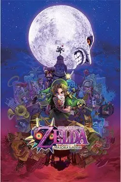 THE LEGEND OF ZELDA POSTER 61 X 91 CM MAJORAS MASK                         