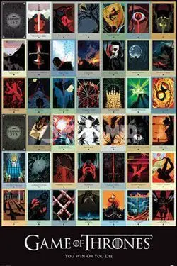JUEGO DE TRONOS POSTER EPISODES 61 X 91 CM                                 