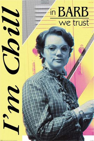 POSTER STRANGER THINGS IN BARB WE TRUST 61 X 91.5 CM                       