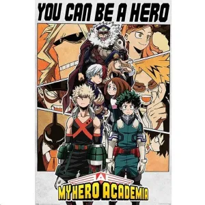 POSTER MY HERO ACADEMIA BE A HERO 61 X 91,5