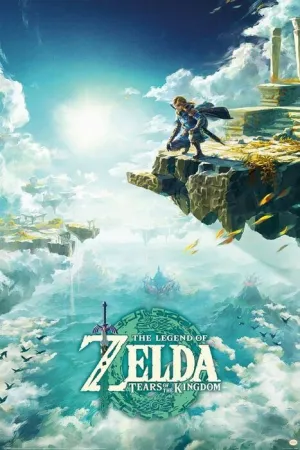 POSTER THE LEGEND OF ZELDA TEARS OF THE KINGDOM 61 X 91 CM POSTER THE LEGEND OF ZELDA TEARS OF THE KINGDOM 61 X 91 CM