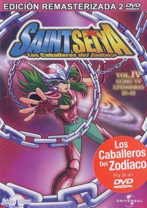 DVD LOS CABALLEROS DEL ZODIACO LA SERIE #04                                