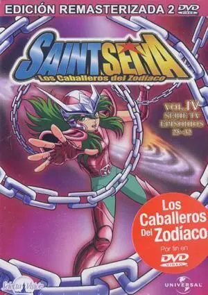 DVD LOS CABALLEROS DEL ZODIACO LA SERIE #04                                