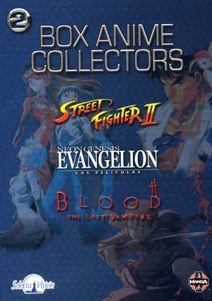 DVD BOX ANIME COLLECTORS 2: STREET FIGHTER II, EVANGELION, BLOOD           