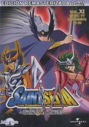 DVD LOS CABALLEROS DEL ZODIACO LA SERIE #11 - SAGA DE ASGARD               