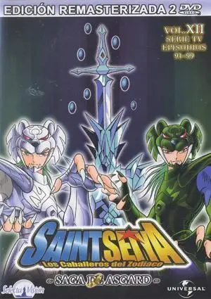 DVD LOS CABALLEROS DEL ZODIACO LA SERIE #12 - SAGA DE ASGARD               