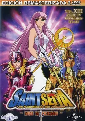 DVD LOS CABALLEROS DEL ZODIACO LA SERIE #13 - SAGA DE POSEIDON             