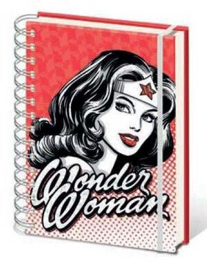 WONDER WOMAN LIBRETA A5 RED