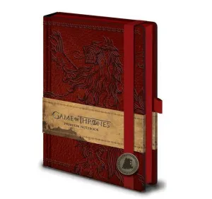JUEGO DE TRONOS LIBRETA PREMIUM A5 LANNISTER