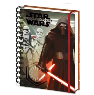 STAR WARS EPISODIO VII LIBRETA A5 KYLO REN & TROOPERS