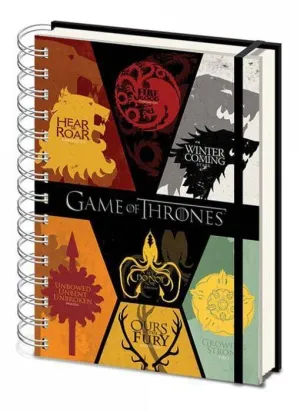 JUEGO DE TRONOS LIBRETA A5 SIGILS