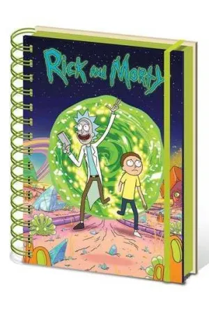 RICK Y MORTY LIBRETA A5 PORTAL