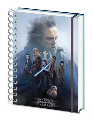 STAR WARS EPISODIO VIII LIBRETA A5 CAST