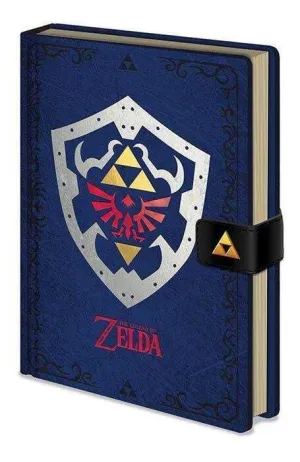 THE LEGEND OF ZELDA LIBRETA A5 HYLIAN SHIELD