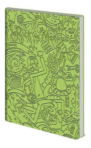 RICK Y MORTY LIBRETA FLEXI-COVER A5 PORTAL DASH