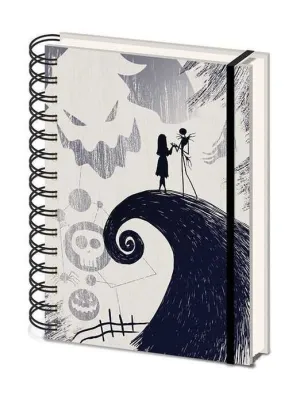 PESADILLA ANTES DE NAVIDAD LIBRETA A5 WIRO SPIRA HILL