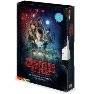 STRANGER THINGS LIBRETA PREMIUM A5 VHS (S1)