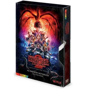 STRANGER THINGS LIBRETA PREMIUM A5 VHS (S2)