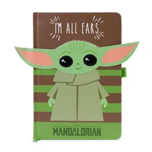 STAR WARS THE MANDALORIAN LIBRETA PREMIUM A5 I'M ALL EARS GREEN