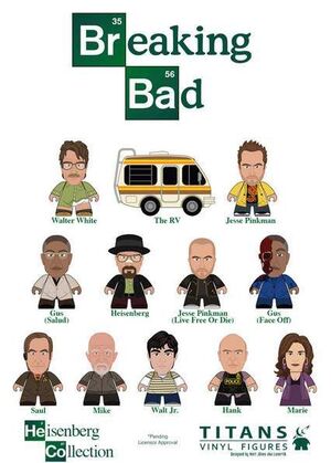 BREAKING BAD MNIFIGURA 8CM THE HEISENBERG COLLECTION TITANS                