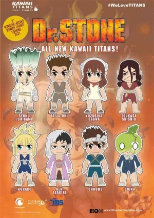 DR STONE MINI FIGURAS 8 CM PVC SURTIDO