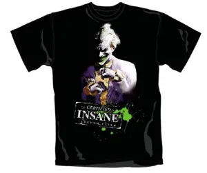 BATMAN ARKHAM CITY CAMISETA JOKER INSANE L                                 