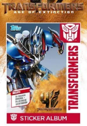 TRANSFORMERS TOPPS ALBUM STARTER                                           