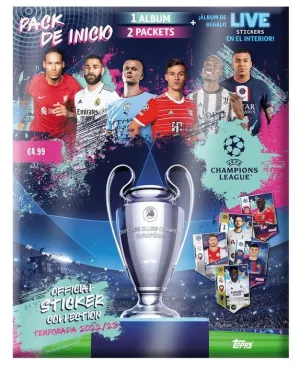 UCL 2022-23 ÁLBUM + 2 SOBRES