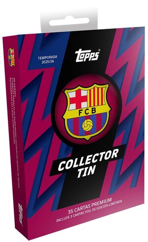 2025/26 TOPPS FC BARCELONA COLLECTOR TIN