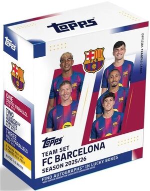 2025/26 TOPPS FC BARCELONA TEAM SET
