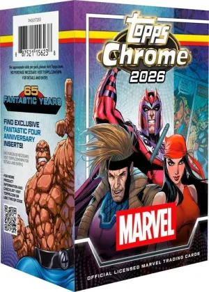TOPPS CHROME 2026 MARVEL COMICS VALUE BOX