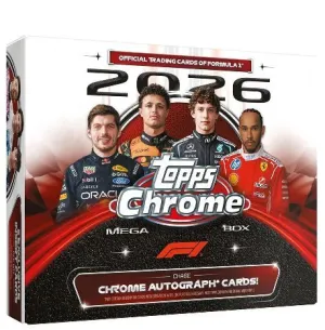 TOPPS CHROME 2026 FORMULA 1 MEGA BOX ( 6 SOBRES )