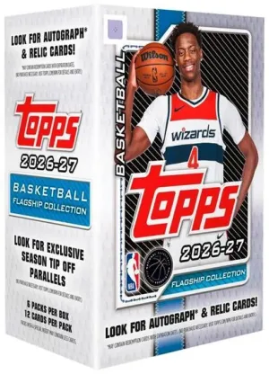 TOPPS NBA BASKETBALL FLAGSHIP TEMP 2026/27 VALUE BOX (6 SOBRES)