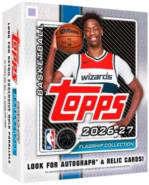 TOPPS NBA BASKETBALL FLAGSHIP TEMP 2026/27 MEGA BOX (12 SOBRES)