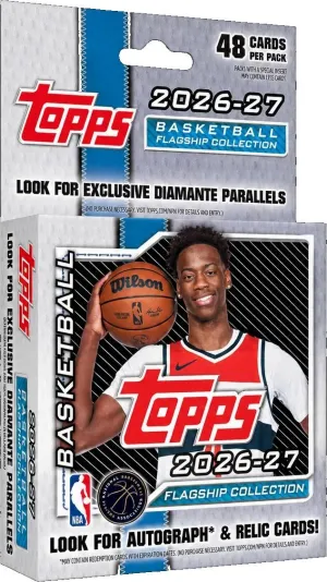 TOPPS NBA BASKETBALL FLAGSHIP TEMP 2026/27 HANGER BOX