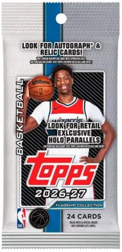 TOPPS NBA BASKETBALL FLAGSHIP TEMP 2026/27 FAT PACK