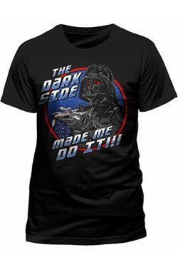 STAR WARS CAMISETA DARKSIDE MADE ME DO IT T-XL                             