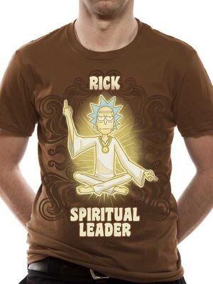 RICK Y MORTY CAMISETA CHICO SPIRITUAL LEADER M                             