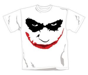 BATMAN DARK KNIGHT CAMISETA JOKER CARA L                                   