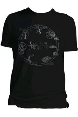 JUEGO DE TRONOS CAMISETA HOUSES TALLA S                                    