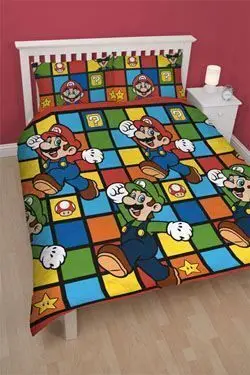 NINTENDO FUNDA NORDICA ROTARY RETRO 200 X 200 CM / 48 X 74 CM              