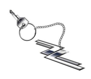 ZZ TOP LLAVERO METALICO TWIN ZEES                                          