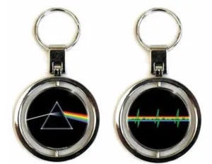 PINK FLOYD LLAVERO METALICO DARK SIDE OF THE MOON                          