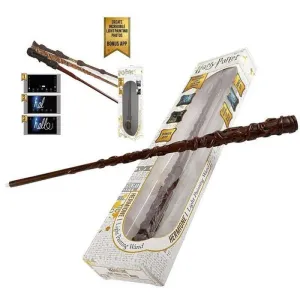 HARRY POTTER VARITA LUZ MULTICOLOR HERMIONE DELUXE                         