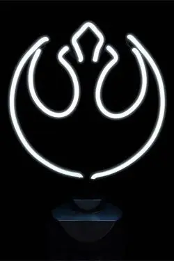 STAR WARS LUMINARIA NEON REBEL ALLIANCE 16 X 32 CM STAR WARS LUMINARIA NEON REBEL ALLIANCE 16 X 32 CM