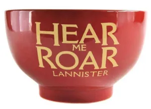 JUEGO DE TRONOS CUENCO 50 CL HEAR ME ROAR LANNISTER                        