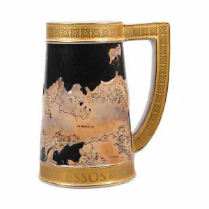 JUEGO DE TRONOS JARRA DE CERVEZA COLECCIONISTA MAPA WESTEROS               
