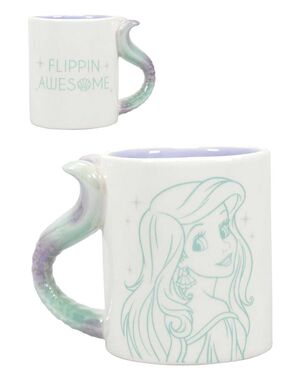 DISNEY TAZA CON RELIEVE FLIPPIN AWESOME                                    