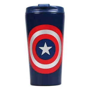 CAPITAN AMERICA VASO VIAJE 400 ML CAPTAIN AMERICA'S SHIELD MARVEL